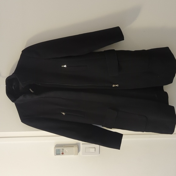 Prada Jackets & Blazers - Prada black military style wool coat size 40 runs small fits like 2-4